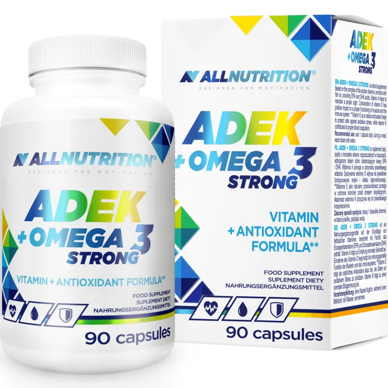 ADEK + Omega 3 Strong 90 kapsułek