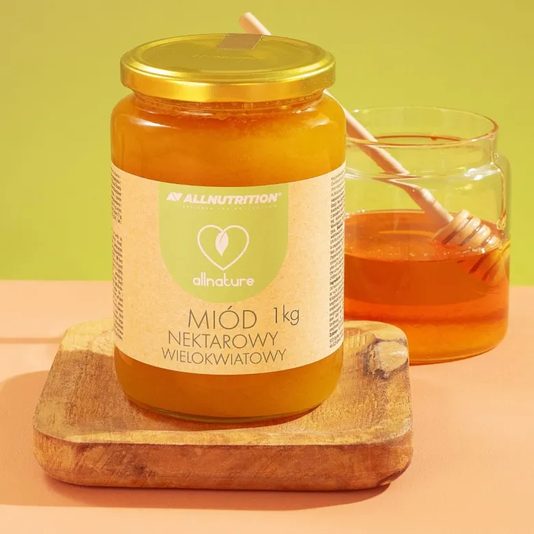 ALLNATURE Miód Nektarowy Wielokwiatowy 1000g
