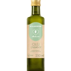 ALLNATURE Olej Lniany Nierafinowany 250ml