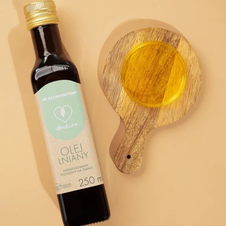 ALLNATURE Olej Lniany Nierafinowany 250ml