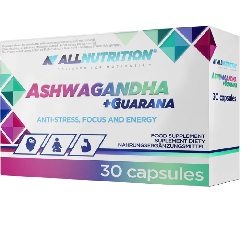 Ashwagandha + Guarana 30 kapsułek
