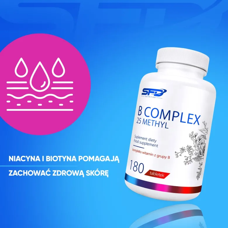 B Complex 25 Methyl 180 tabletek