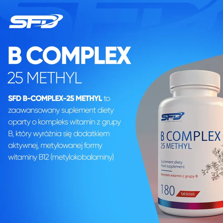 B Complex 25 Methyl 180 tabletek