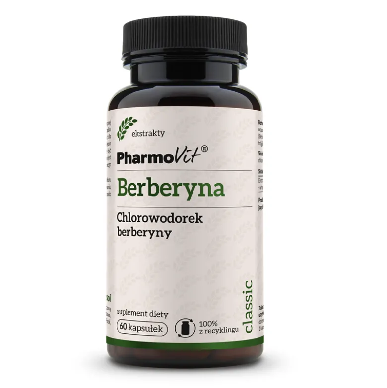 Berberyna HCl 60kap(388mg)