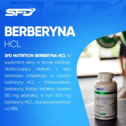 Berberyna HCL 98% 500 mg 90 tabletek