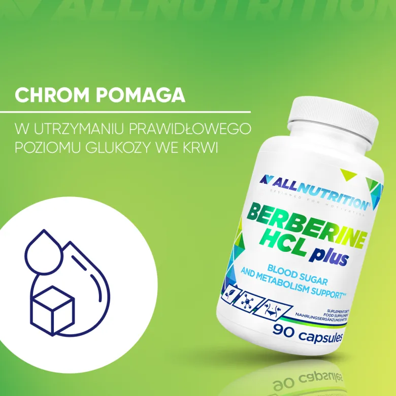 Berberyna Hcl Plus 10 mg (Berberine Hcl Plus) 90 kapsułek