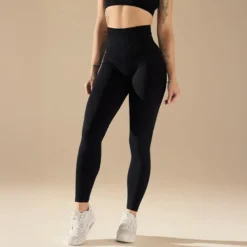 Bezszwowe legginsy BASIC BLACK 1 szt.