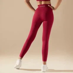 Bezszwowe legginsy BASIC V-WAIST BURGUNDY 1 szt.