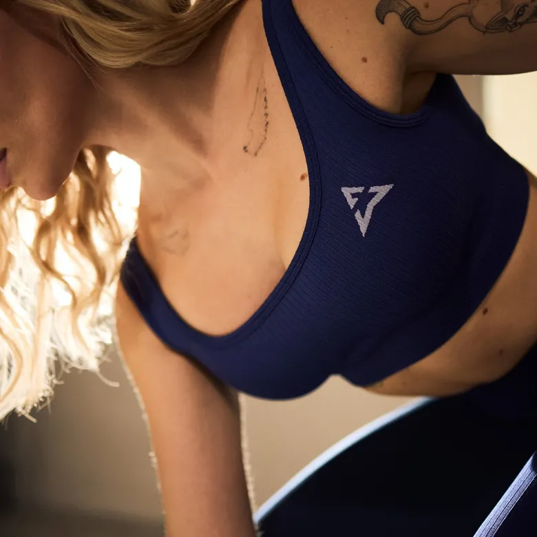 Bezszwowy Top Sportowy MIDNIGHT BLUE 1 szt.