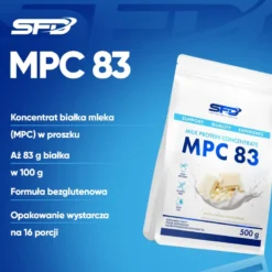 Białko Mleczne MPC 83 500 g