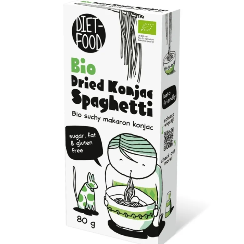 Bio Suchy Makaron Shirataki Konjac Spaghetti 80 g