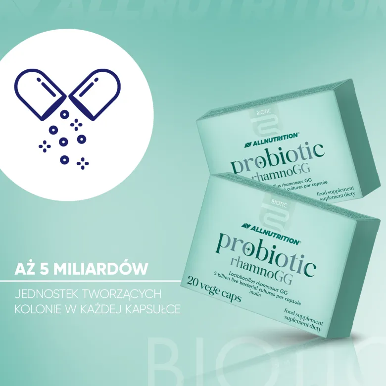 BIOTIC Probiotic RhamnoGG 20 kapsułek