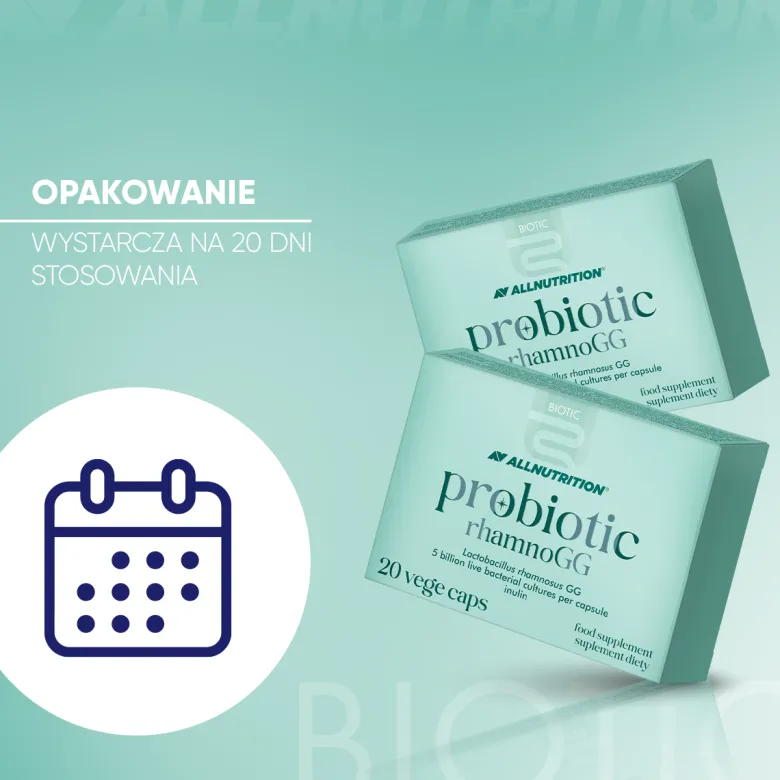 BIOTIC Probiotic RhamnoGG 20 kapsułek