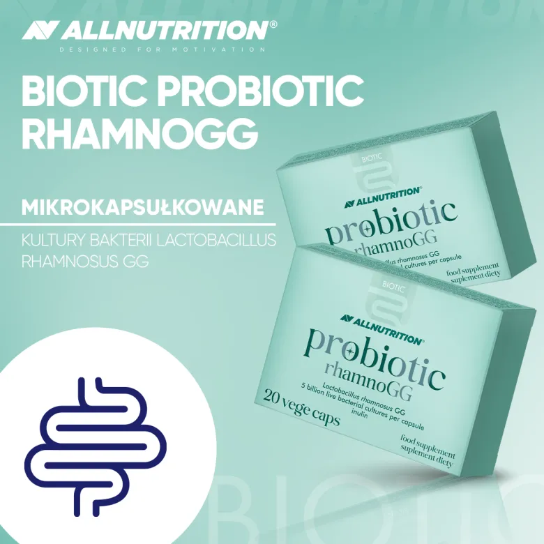 BIOTIC Probiotic RhamnoGG 20 kapsułek