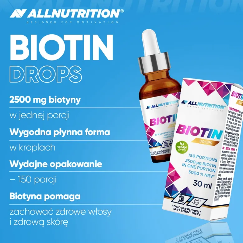 Biotyna krople (Biotin Drops) 30ml