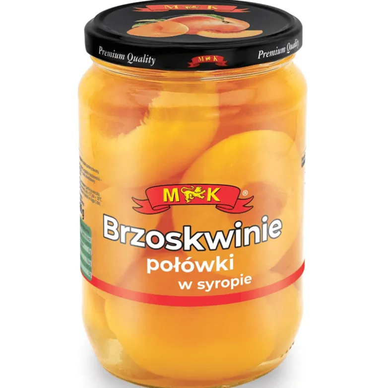 Brzoskwinie połówki w syropie 680g