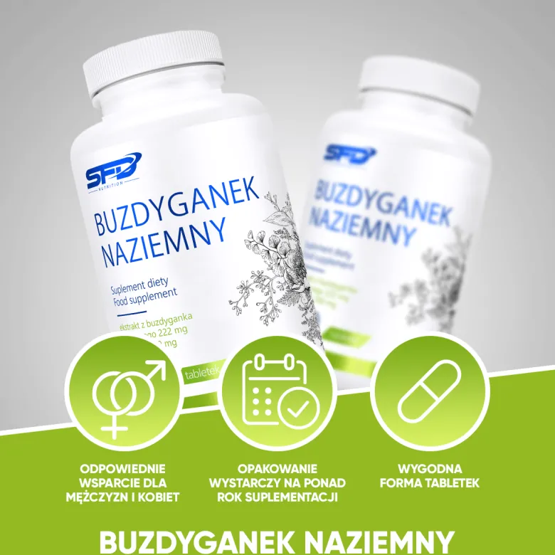 BUZDYGANEK NAZIEMNY 360 tabletek