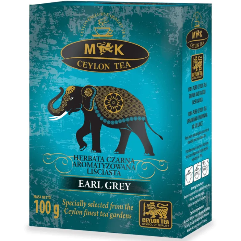 Ceylon Tea Herbata Czarna Earl Grey o smaku bergamotki 100g