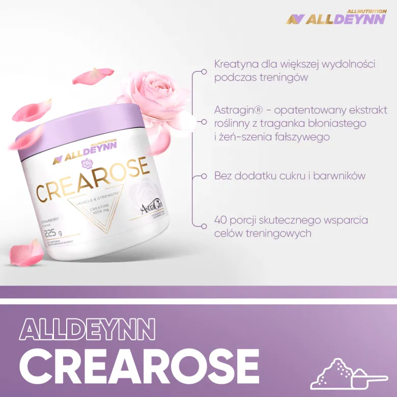 CREAROSE (kreatyna - monohydrat) 225g