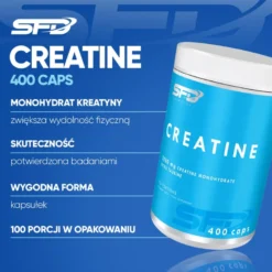 Creatine Caps (Kreatyna - Monohydrat) 400 kapsułek