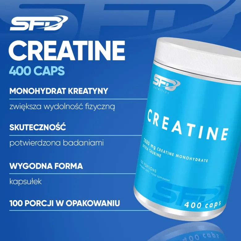 Creatine Caps (Kreatyna - Monohydrat) 400 kapsułek