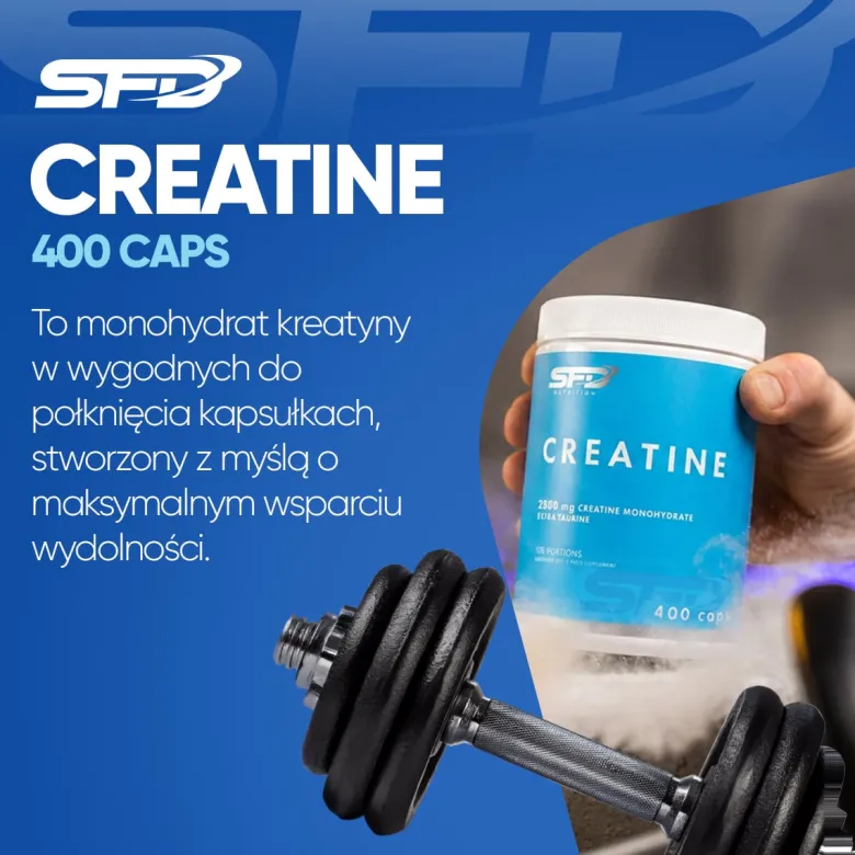 Creatine Caps (Kreatyna - Monohydrat) 400 kapsułek