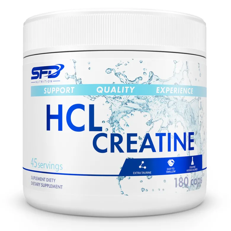 Creatine HCL (kreatyna) 180 kapsułek