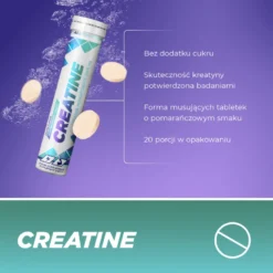 Creatine (Kreatyna - Monohydrat) 20 tabletek