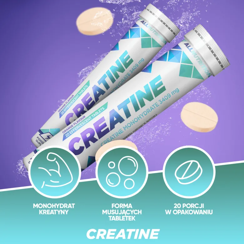 Creatine (Kreatyna - Monohydrat) 20 tabletek