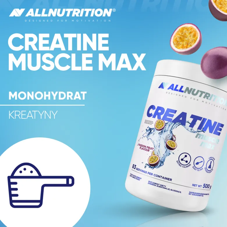 CREATINE MUSCLE MAX (KREATYNA - MONOHYDRAT) 500g