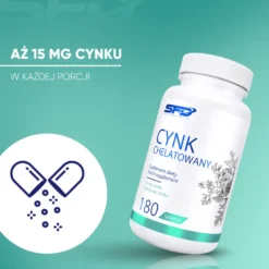Cynk Chelatowany 180 tabletek