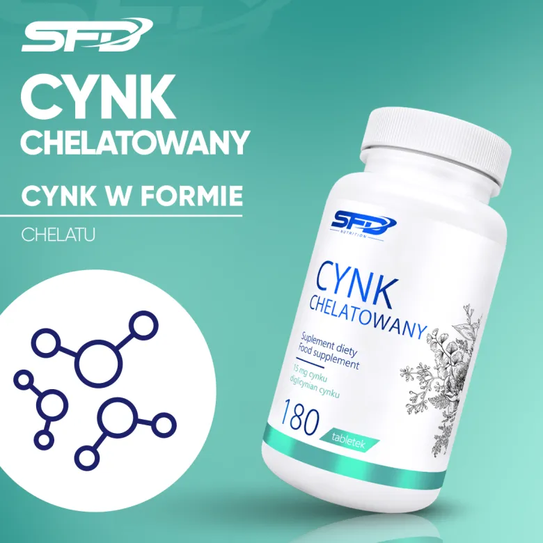 Cynk Chelatowany 180 tabletek