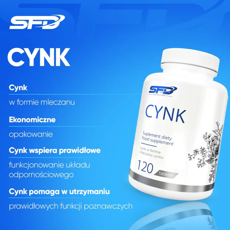 Cynk 15 mg 120 tabletek