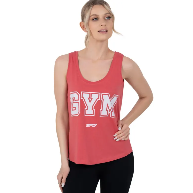 Damski Tank Top GYM Red 1szt