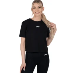Damski T-SHIRT Loose Black 1szt