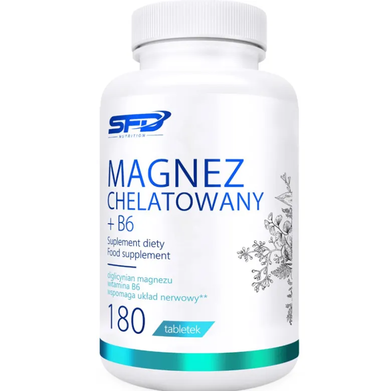 Diglicynian Magnezu + B6 180 tabletek