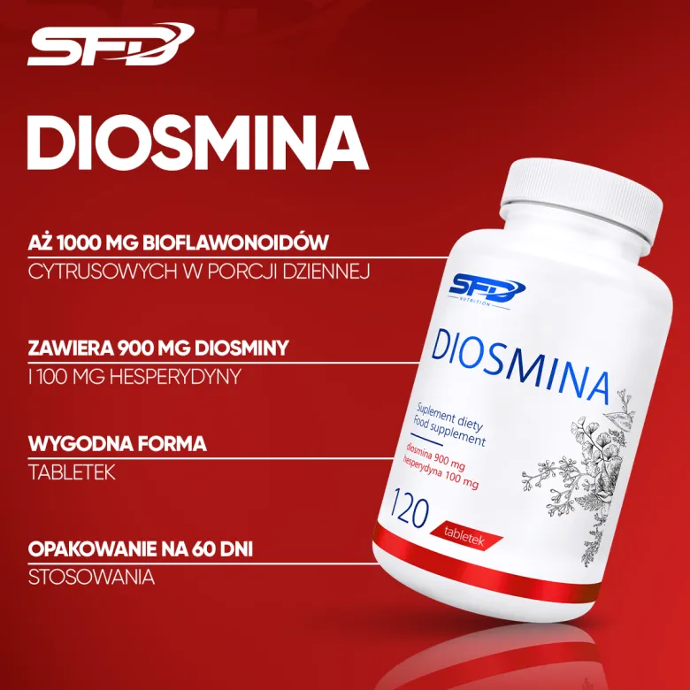 Diosmina 120 tabletek