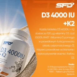 D3 4000 + K2 300 tabletek