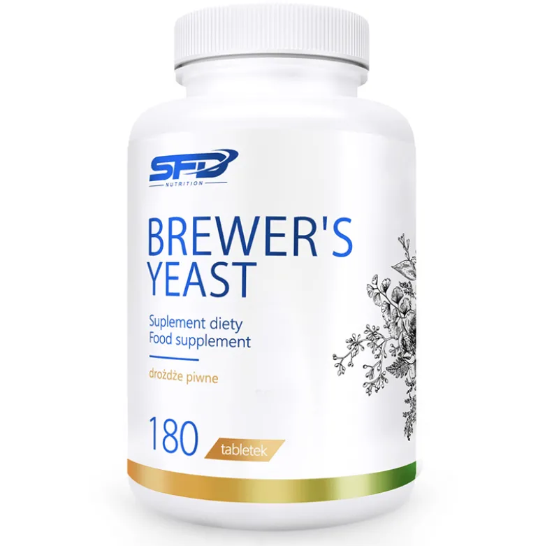 Drożdże piwne (Brewer's Yeast) 180 tabletek