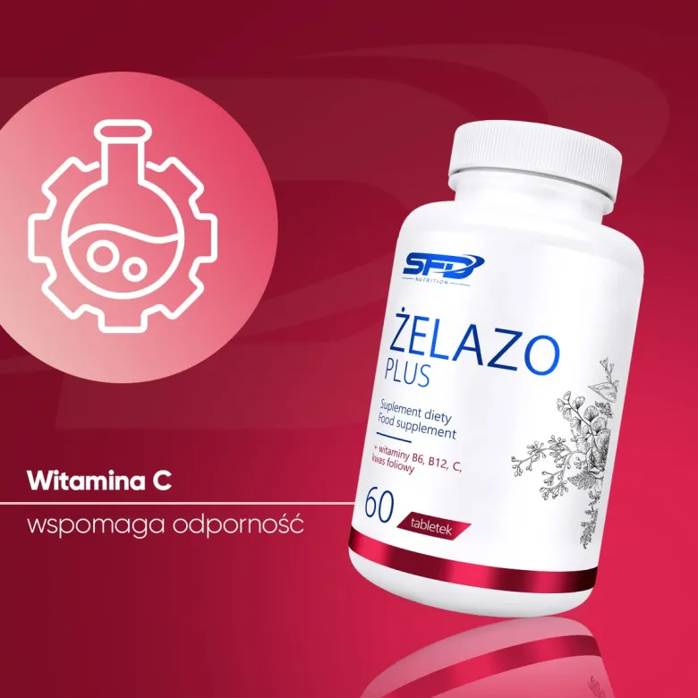 Żelazo Plus 14 mg 60 tabletek