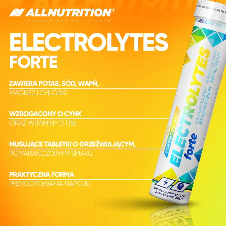 Elektrolity Forte (Electrolytes Forte) 20 tabletek