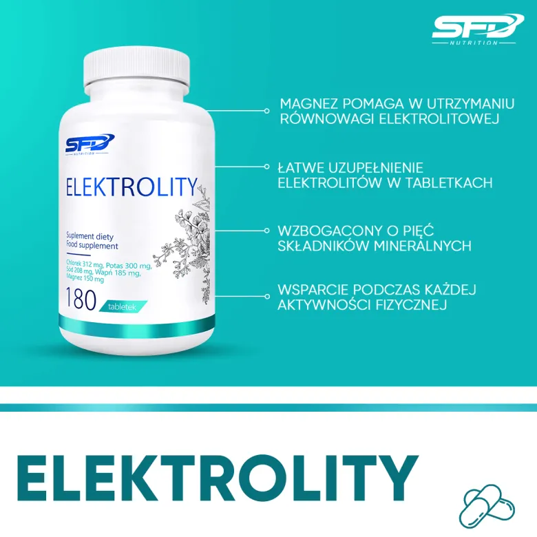 Elektrolity 180 tabletek