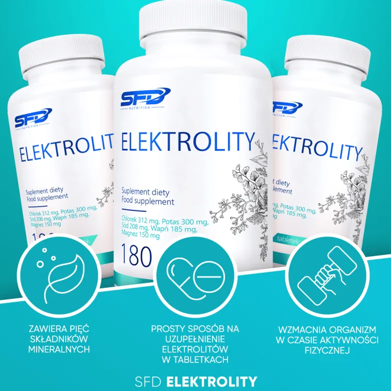 Elektrolity 180 tabletek