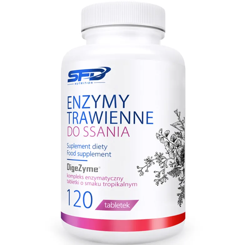 Enzymy Trawienne do ssania 120 tabletek