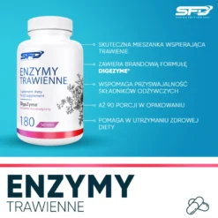 Enzymy Trawienne 180 tabletek