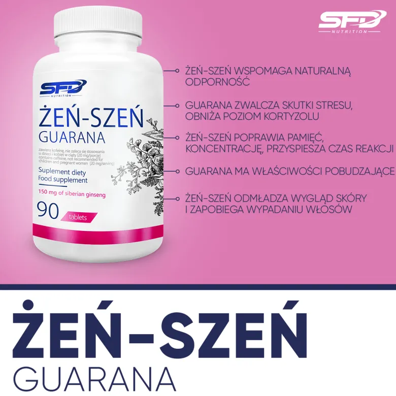 Żeń-Szeń Guarana 90 tabletek