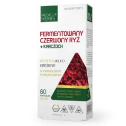 Fermentowany Czerwony Ryż + Karczoch 80 kapsułek