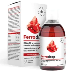 Ferradrop Żelazo + Kwas foliowy 500ml
