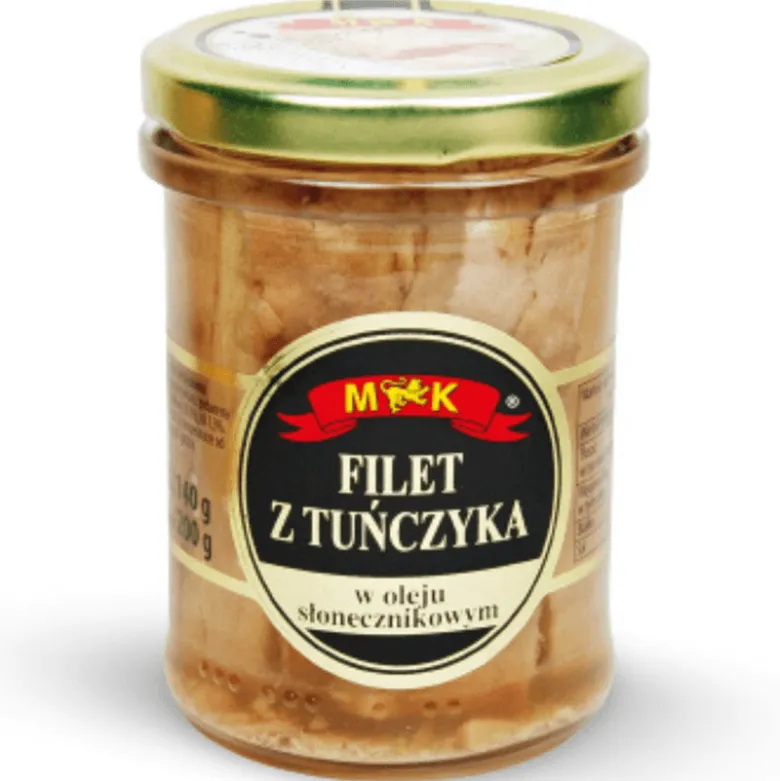 Filet z tuńczyka w oleju słonecznikowym 200g