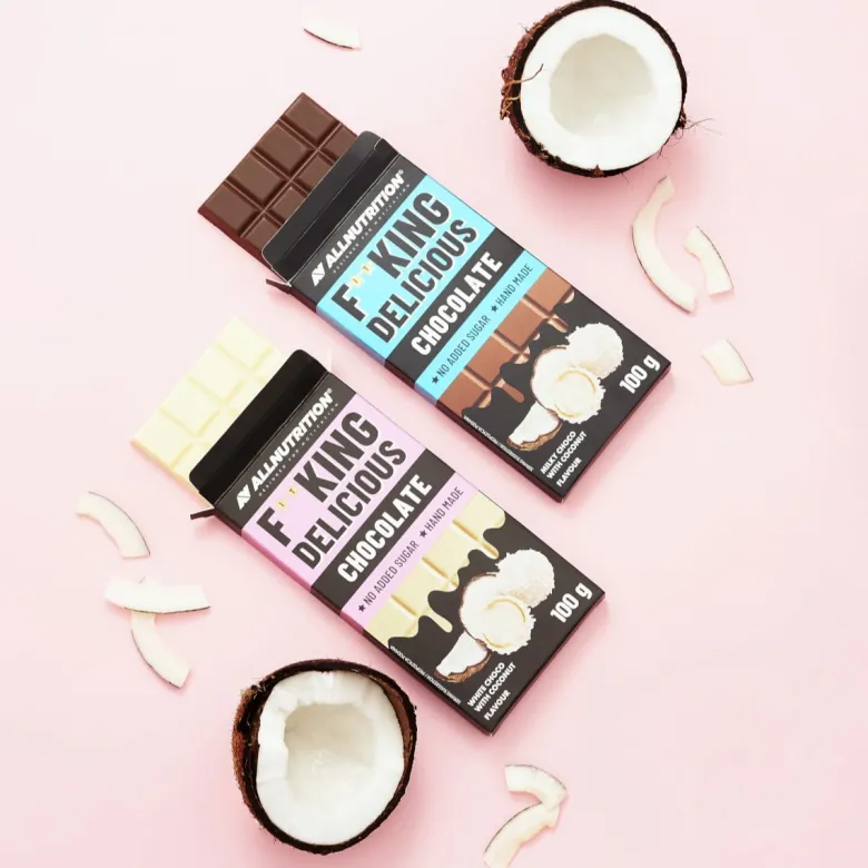 Fitking Chocolate White Choco With Coconut 100g